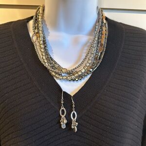 Silpada necklace and Silpada earrings